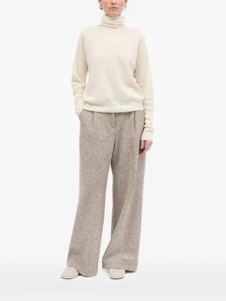 Pulover Mark Kenly Domino Tan din cașmir maro