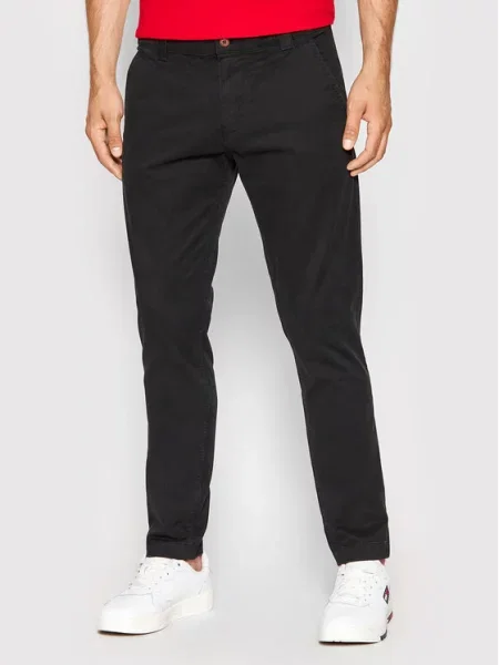 Tommy Jeans Chinos kelnes Scanton juoda