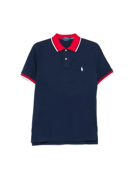 Koszulka polo Polo Ralph Lauren z krótkim rękawem casual niebieska