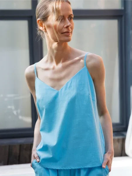 Leinle Майка для дому блакитний