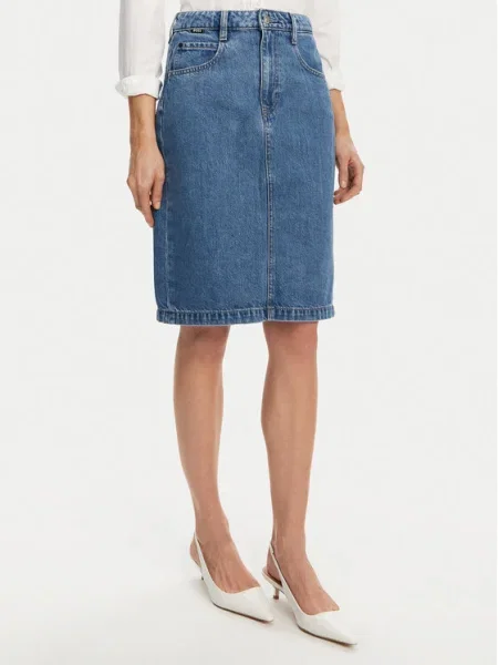 BOSS Fustă de blugi Cobaltide albastru