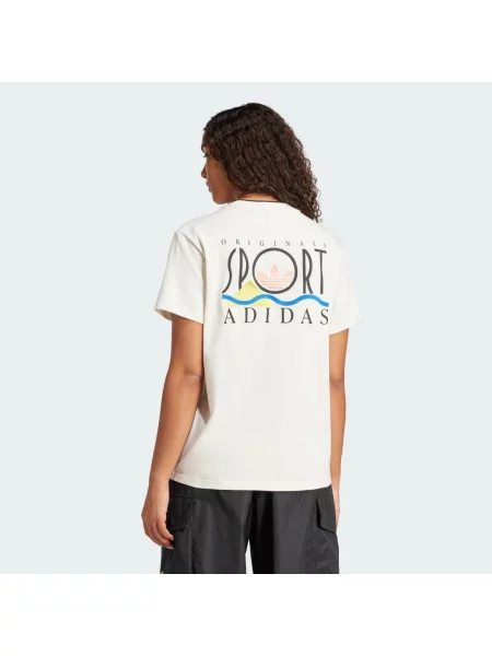 Adidas Originals t-shirt Graphic Loose T biały