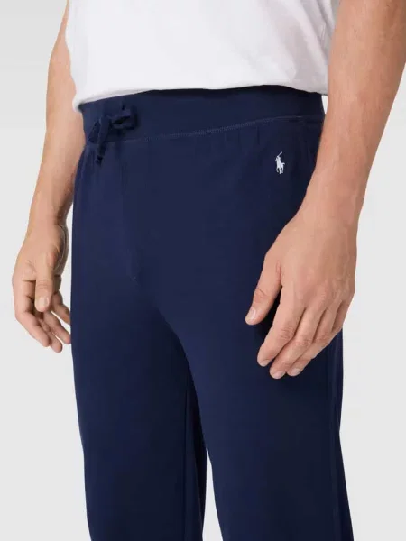 Spodnie dresowe z elastycznym ściągaczem Polo Ralph Lauren Underwear granatowe