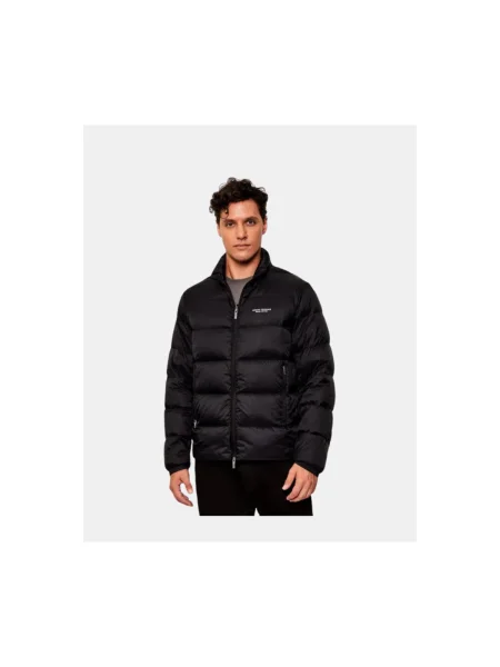 Armani Exchange Steppelt kabát fekete