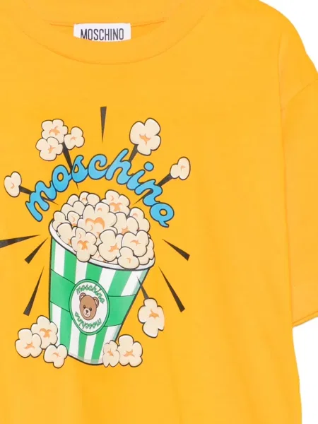 Koszulka dziecięca Moschino żółta