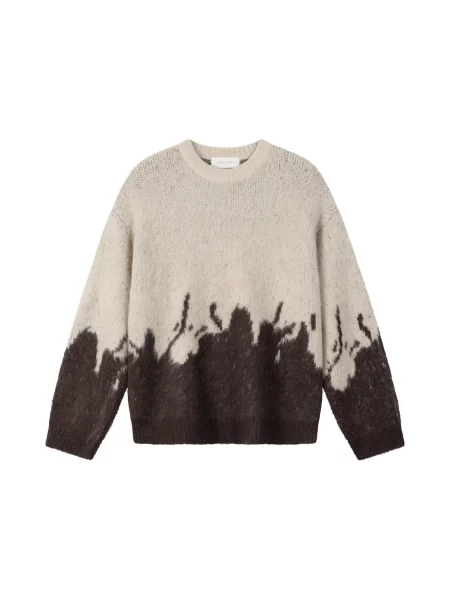 Another Cotton Lab Pulover crem maro