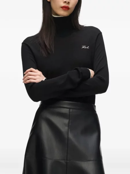 Rolák Karl Lagerfeld s autogramem černý