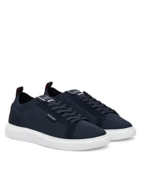 Tommy Hilfiger Sneakersy Light Cupsole Knit Seasonal Tmavomodrá modré