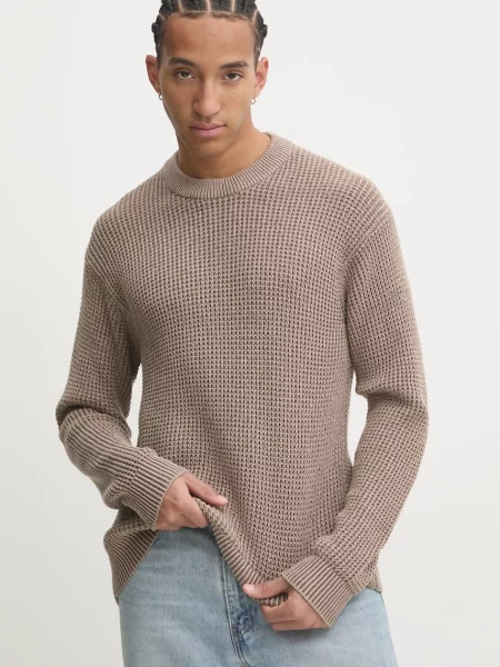 Пуловер Abercrombie & Fitch бежово
