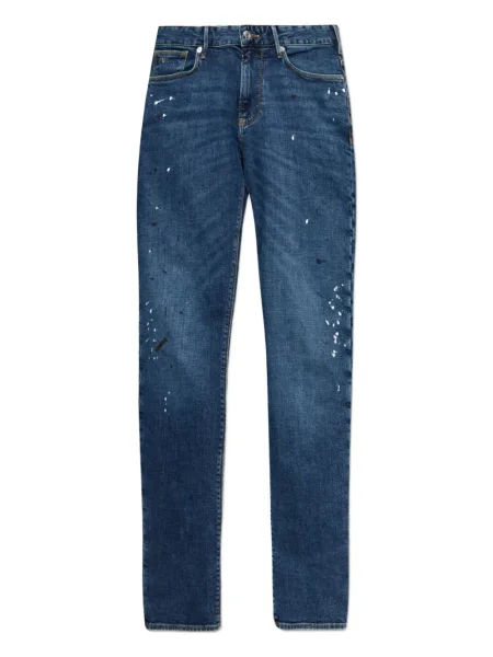 Blugi Emporio Armani cu imagine albastru