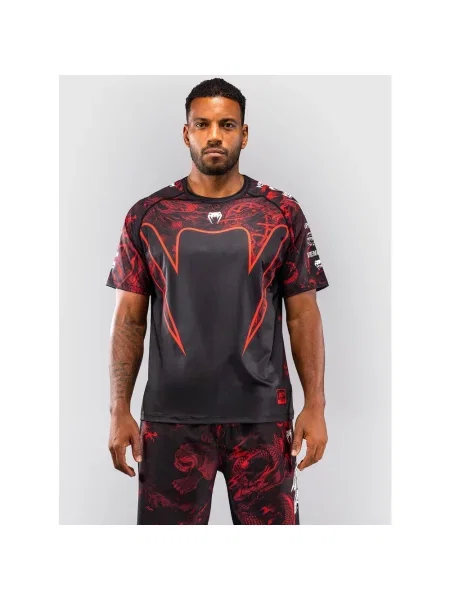 Koszulka z krótkim rękawem Venum Anniversary Dry-Tech czerwony XL czarny