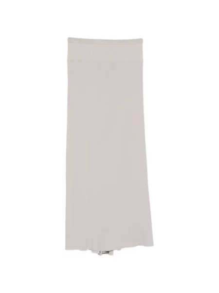 Fustă Rick Owens tricotate gri