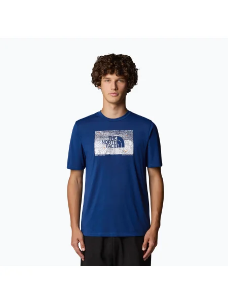 Tricou pentru bărbați The North Face Foundation Abstract Graphic Tee estate albastru