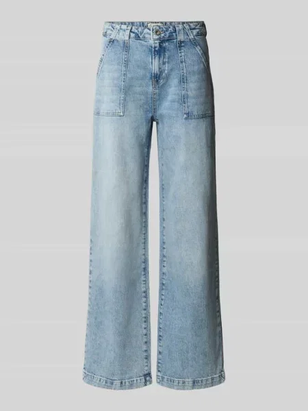 Jeansy o kroju relaxed fit z mieszanki bawełny model LOLA' Cars Jeans niebieskie