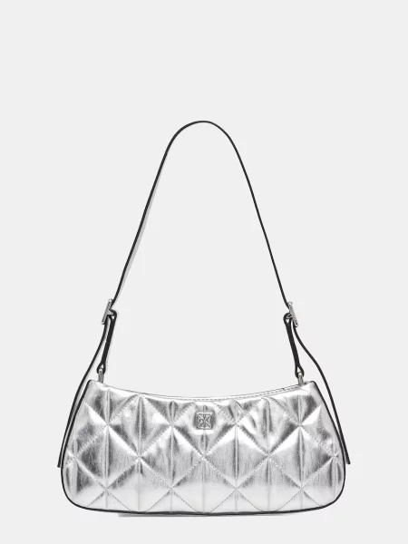 Torbica Calvin Klein srebrna