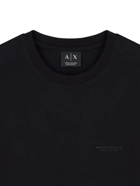 Tricou Armani Exchange cu imagine negru