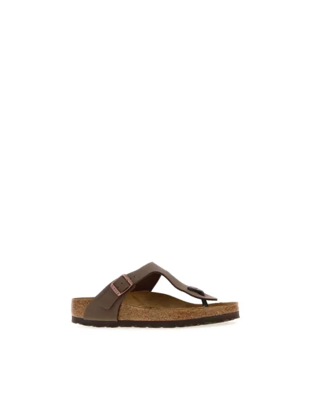 Birkenstock Obuwie unisex 39 EU Skóra Sandały Gizeh brązowy