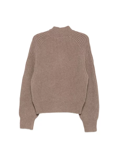 Sweter Soeur wełniany beżowy