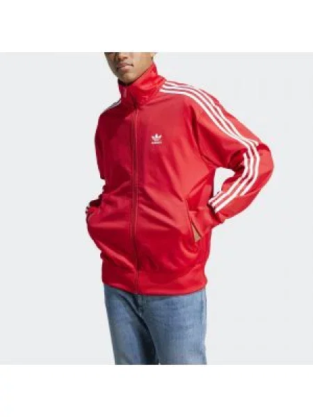 Kabát adidas Fbird Track Top Better Scarlet/ White L piros