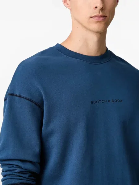 Džemper Scotch And Soda s printom plava