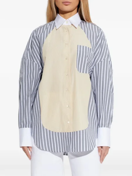 Cămașă Stella Mccartney cu dungi gri