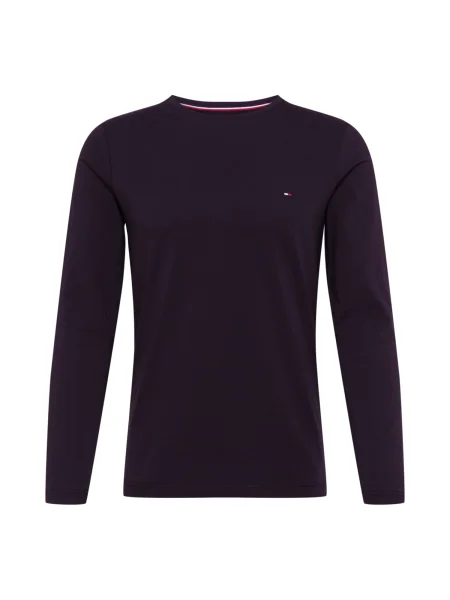 Raztegniti majica z dolgimi rokavi Tommy Hilfiger črna