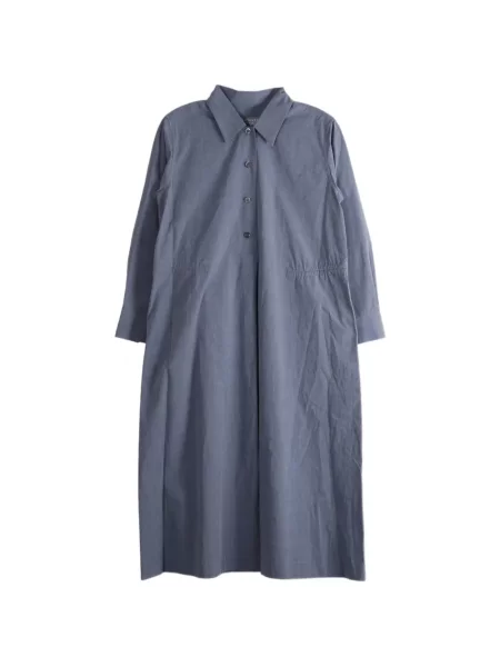 Lung rochie tip cămașă Margaret Howell albastru