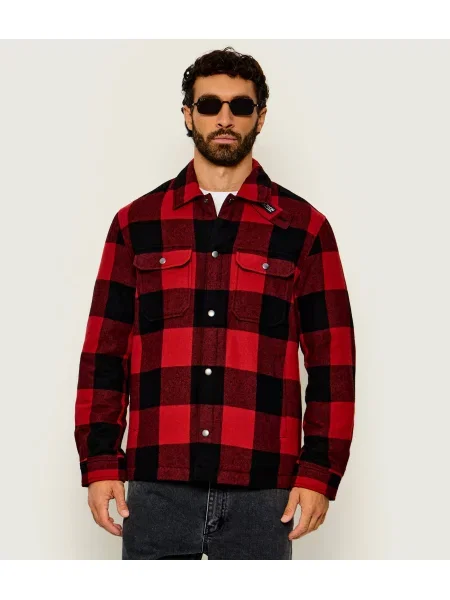 Woolrich De lână geacă Alaskan roșu