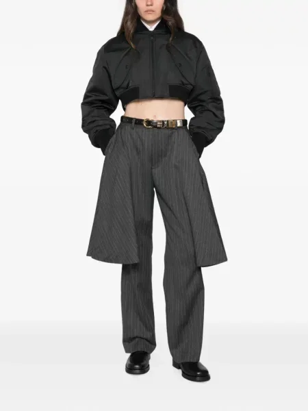 Decupat geacă bomber Balenciaga negru