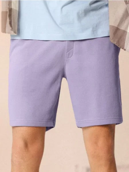 Sinsay Kraťasy s ozdobným vázáním levandulová