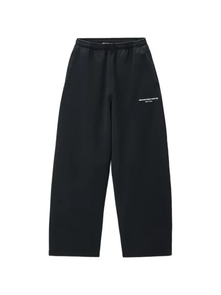 Pantaloni sport Alexander Wang cu imagine negru