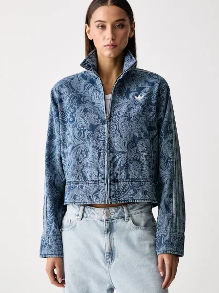 Adidas Originals преходно яке дамско от деним Liberty синьо