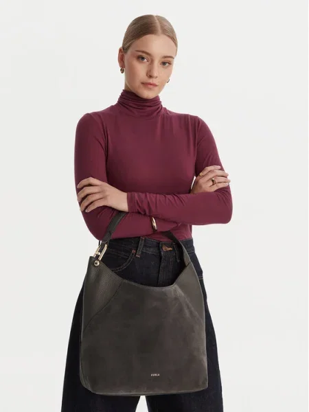 Furla Geantă Lara M BG gri