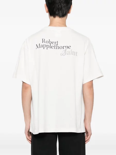 Tricou Le Mont Saint Michel cu imagine alb