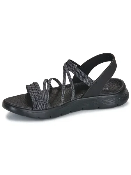 Sandále Skechers čierna