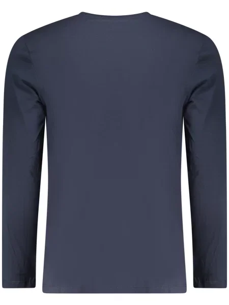Tricou Boss Orange lung cu mâneci lungi albastru