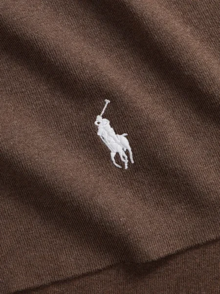 Dlouhá pruhovaná s límcem kšiltovka Polo Ralph Lauren modrá