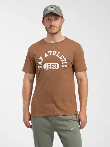 Tricou Gap cu autograf maro