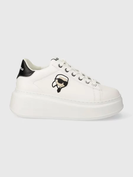 Sneakersy KARL LAGERFELD biela