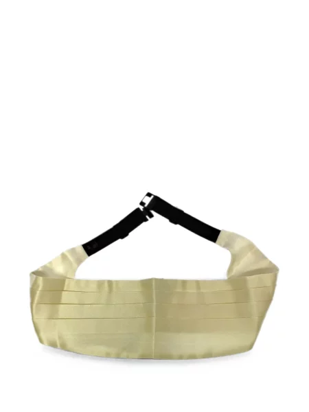 Cu centură curea Dolce & Gabbana de mătase alb