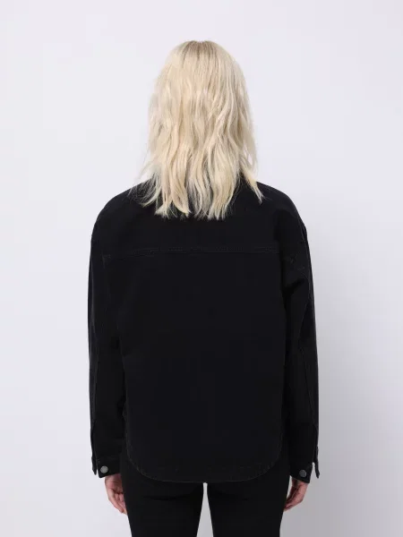 Джинсовая куртка Colin's черная