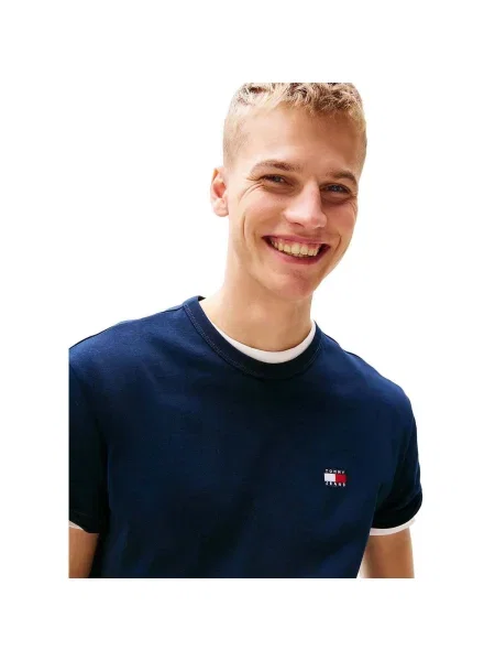 Tricou Tommy Jeans albastru