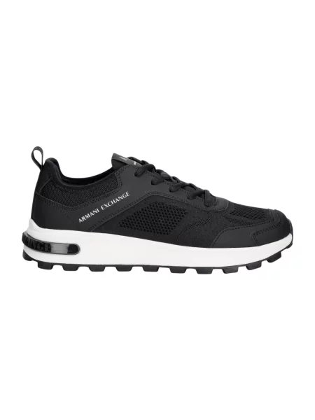 Dzianinowe sneakersy Armani Exchange czarne