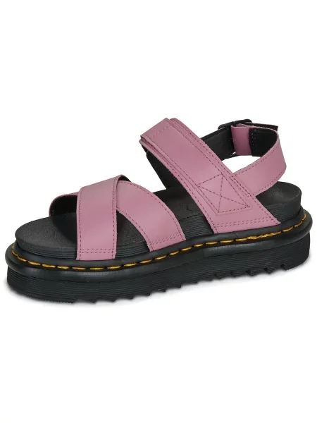 Sandály Dr. Martens růžové