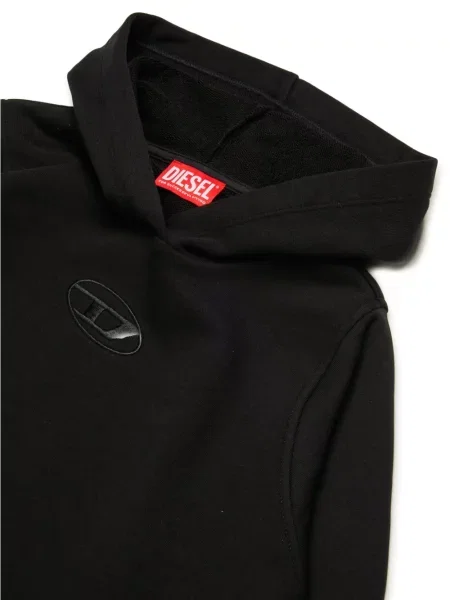Bluza z kapturem dziecięca Diesel czarna