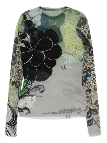 Tricou Jnby lung gri