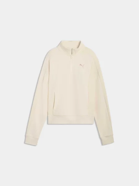 Кофта PUMA Class Relaxed Half-zip комбінований верх білий