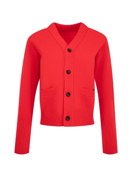 Cardigan Sacai tricotate roșu