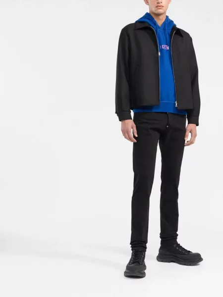 Skinny jeansy skinny Dsquared2 czarne