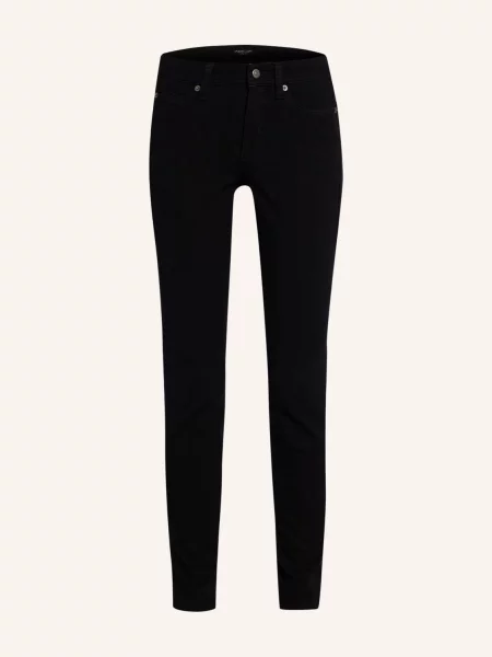 Cambio Jeansy Skinny Parla schwarz czarne
